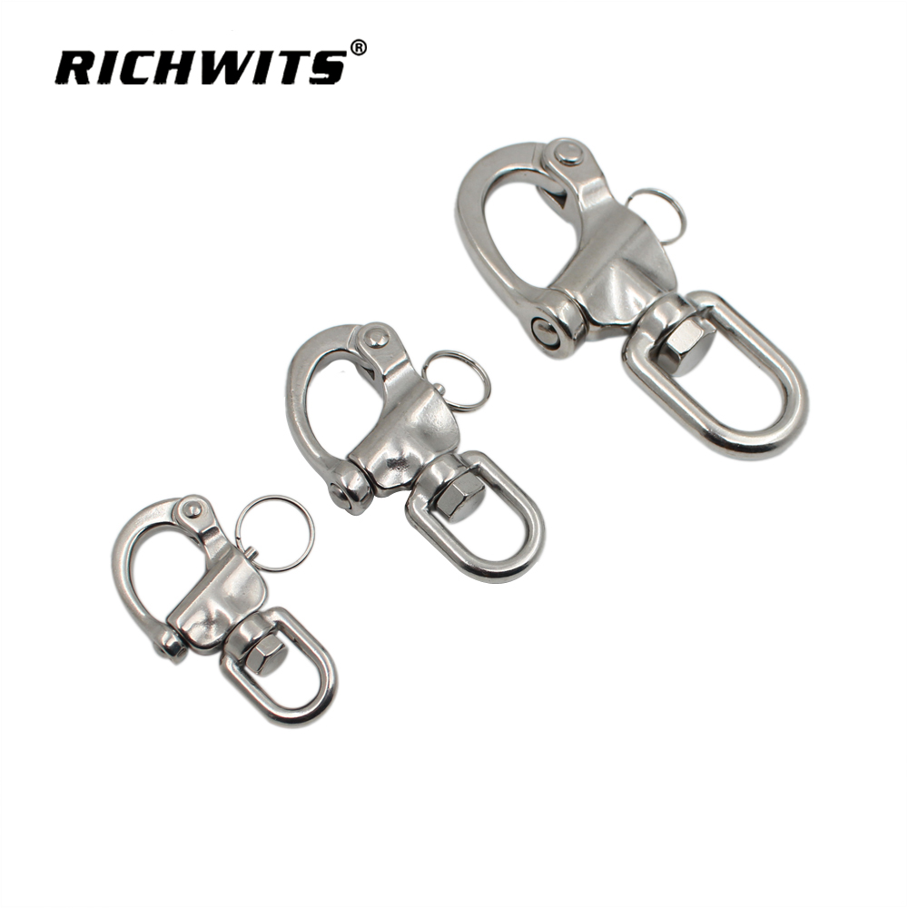 Rigging Hardware Swivel Eye Snap Shackle Stainless Steel 304/316 Shackle for Ship Yacht