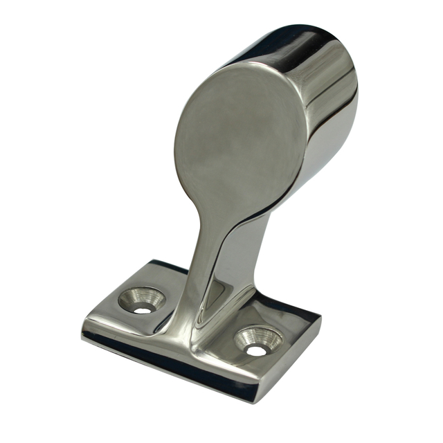Stainless Steel 316 Boat Tail Hand Rail Fitting 60 Degree Center Stanchion 7/8