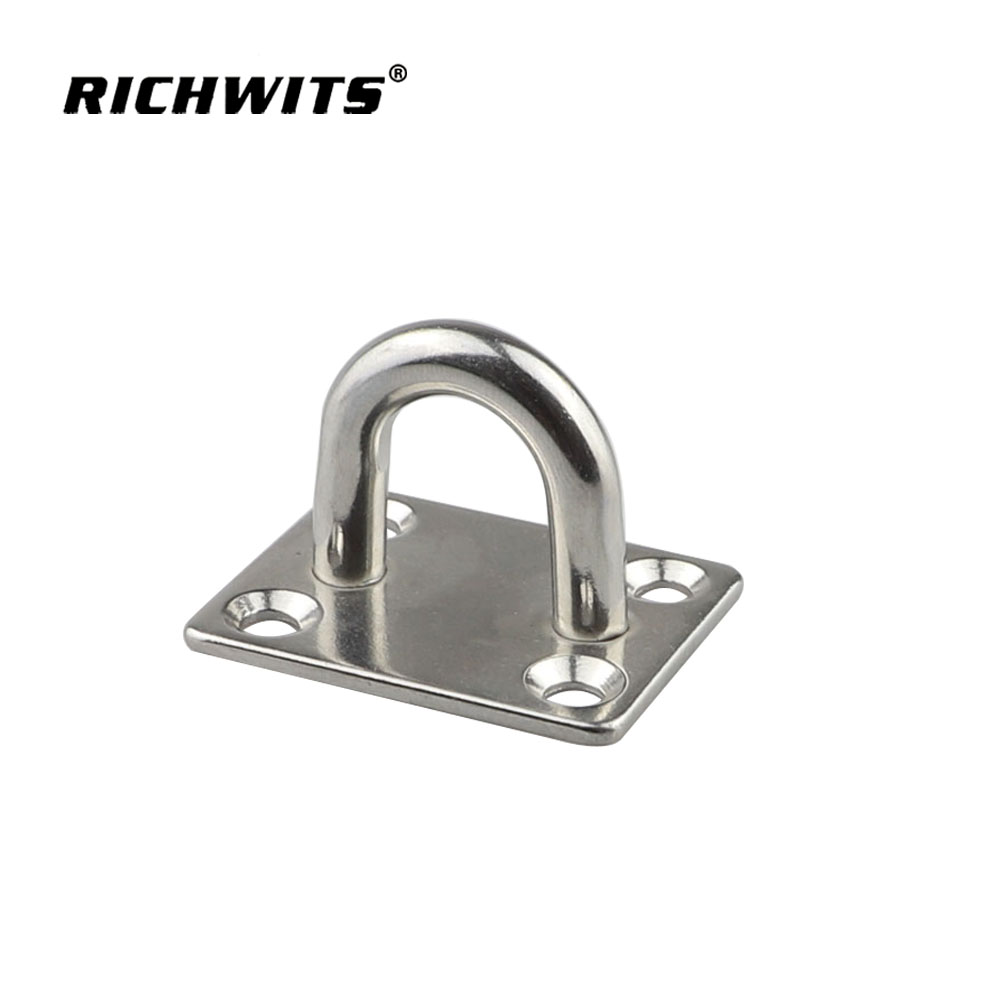 High Quality Marine Rigging Stainless Steel 304/316 Square Eye Plate and Hook for Ship