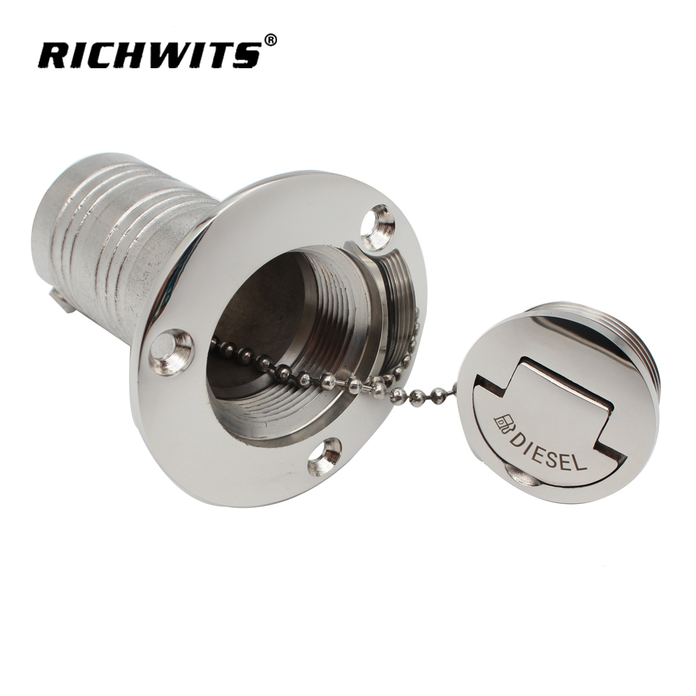Marine Hardware Deck Filler Stainless Steel 316