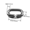 Stainless Steel C-type Chain Connection Buckle Quick Link Chain C-ring Marine Hardware Accessories