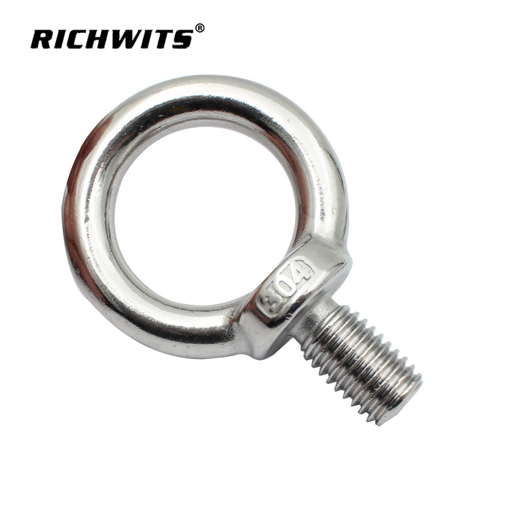JIS1168 Stainless Steel 304 Lifting Eye Bolt Ring Screw Eye Screw