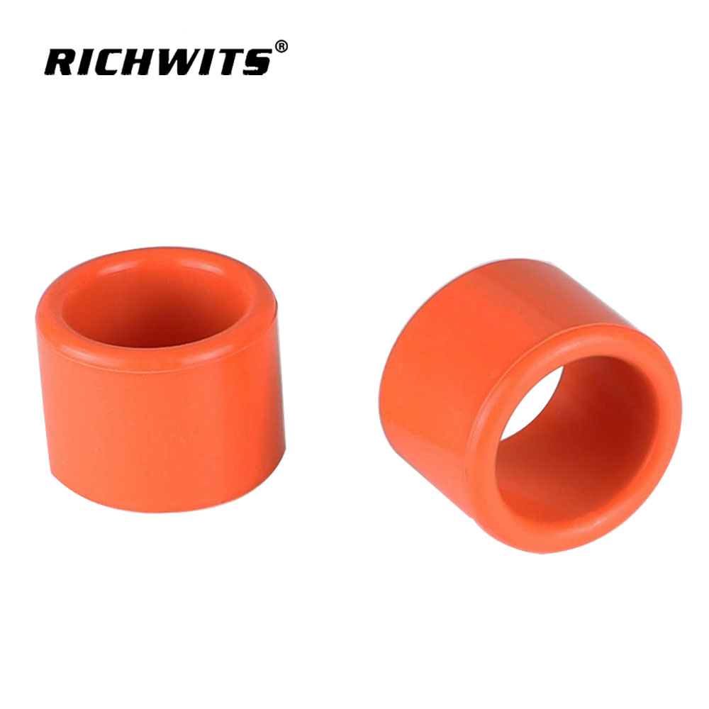 Black Rubber Fishing Rod Holder Tackle Cap Kit Fit for Rod Holder Pole Rest Rack Insert Protectors