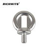 304 Stainless Steel Marine Lifting Eye Screw Hook Ring Loop Hole Open Eye Bolt and Screw