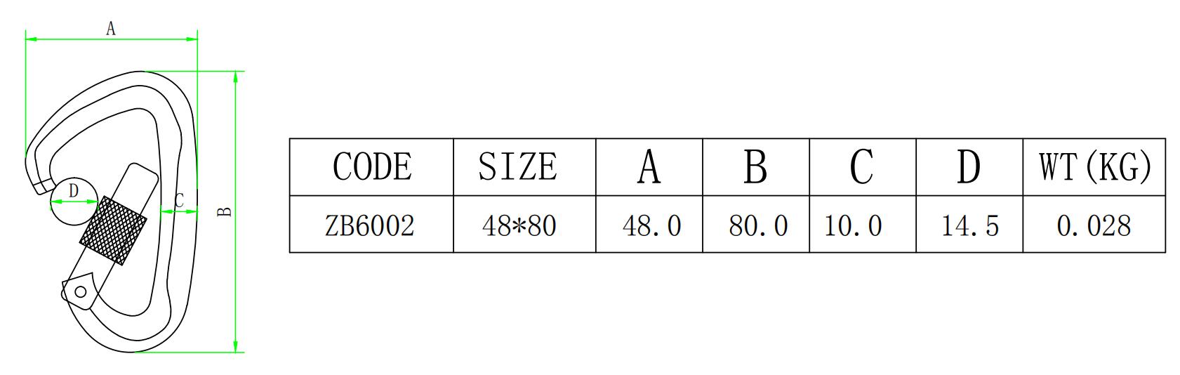 ZB6002 尺寸简图