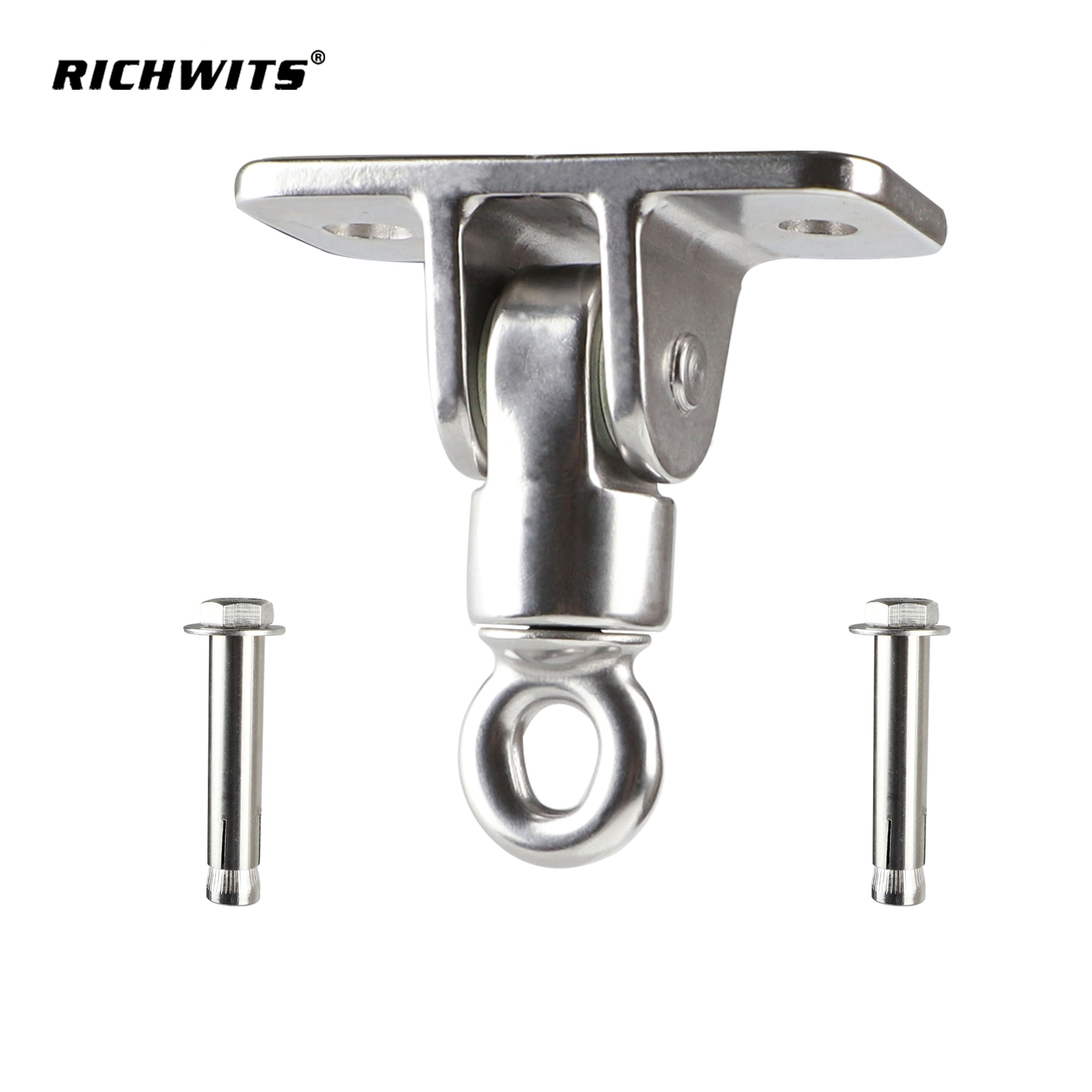  Stainless Steel 304 Marine Hardware Rotary Plate Ring Swing Frame Hammock Hang Kit