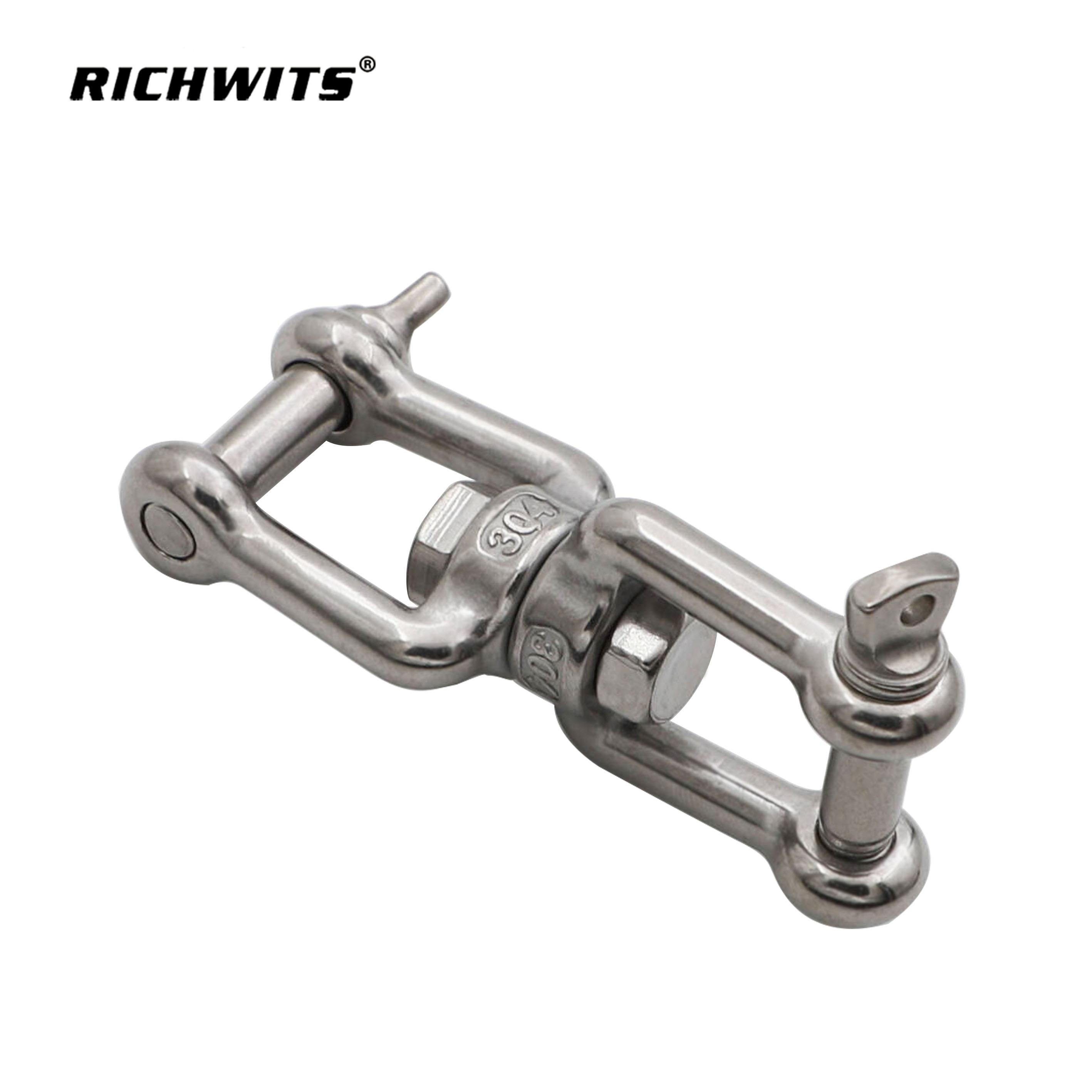 Rigging Hardware Stainless Steel Jaw and Jaw Swivel 4mm-20mm