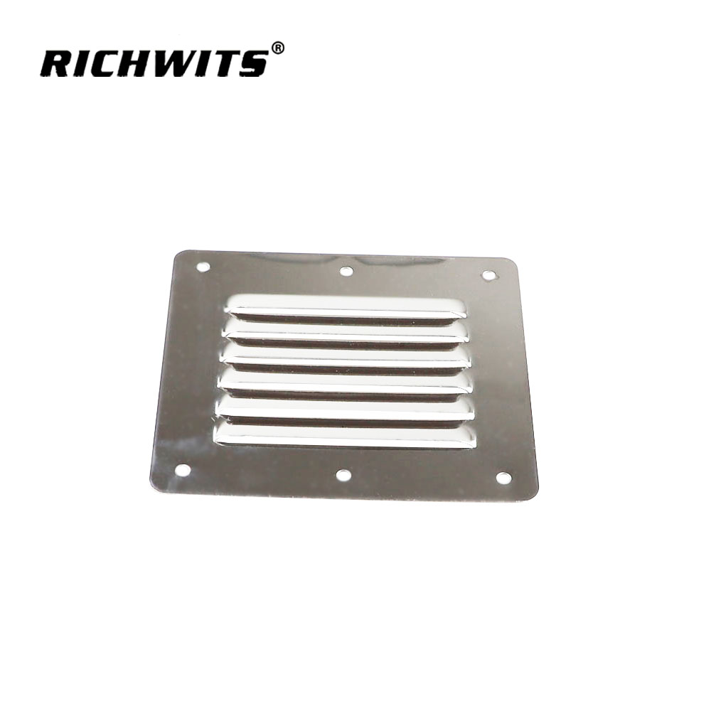 Marine Grade Stainless Steel 316 Boat Marine Square Air Vent Louver Vent Grill Louvered Grill Cover