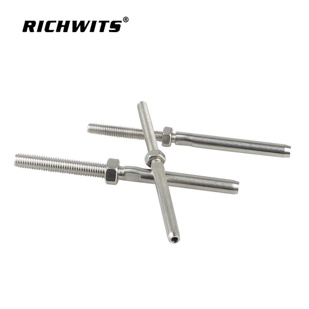 Hardware Strainless Steel 316 Straight Rod Connector