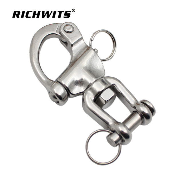 Swivel Jaw Snap Shackle Rigging Hardware Stainless Steel 316 Shackle 