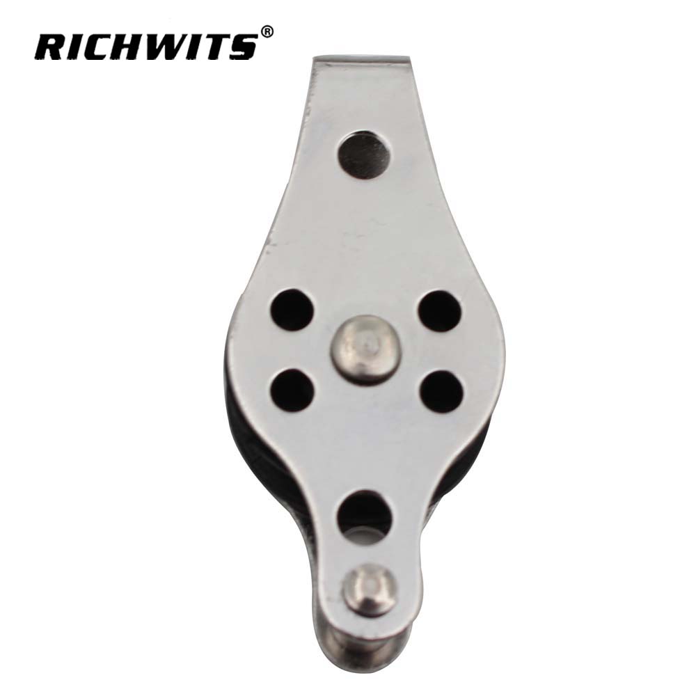 304 /316 Hardware Stainless Steel Wire Rope Hanging Wire Towing Wheel 608 Pulley