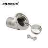 Marine Hardware 45° Deck Filler with Key Stainless Steel 316