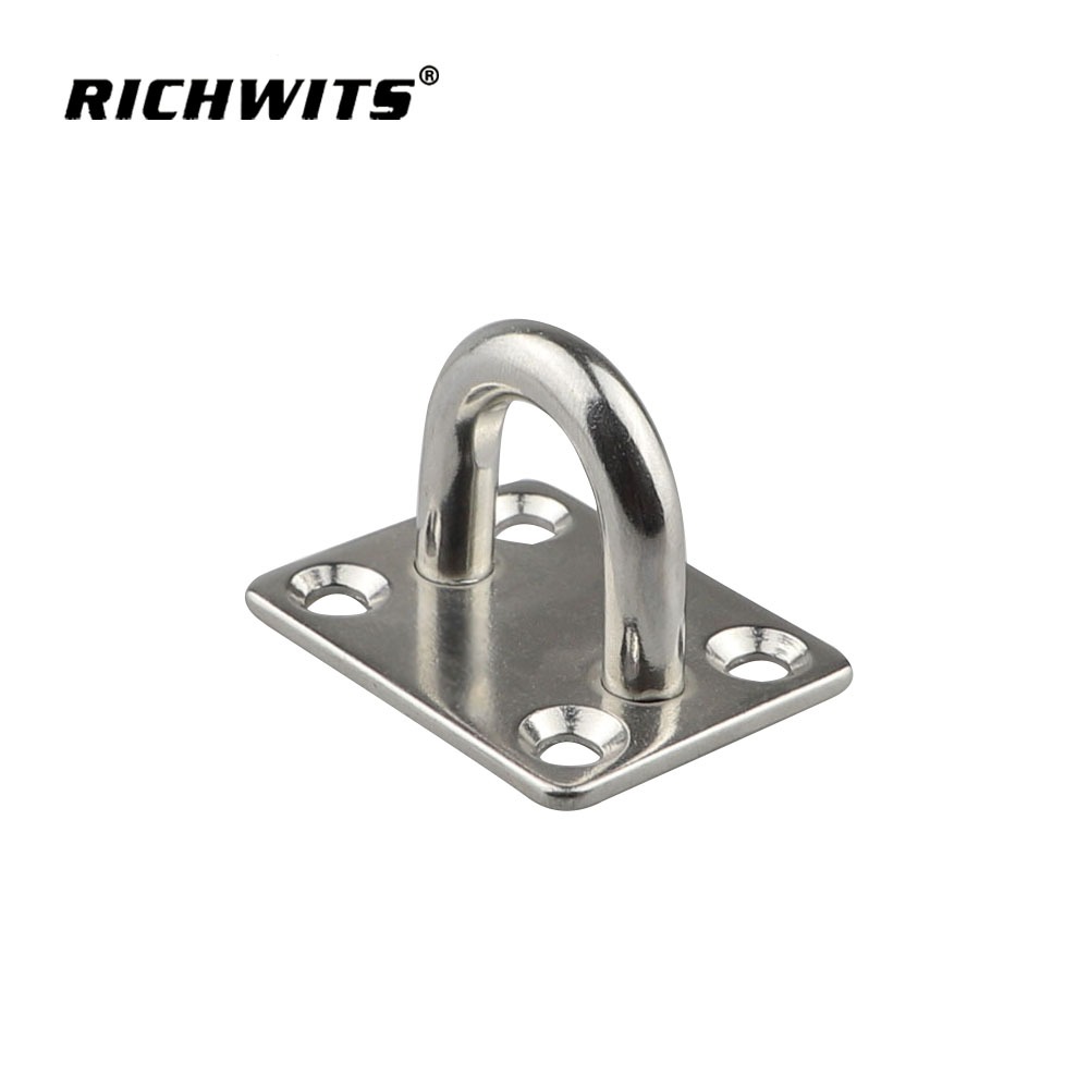 High Quality Marine Rigging Stainless Steel 304/316 Square Eye Plate and Hook for Ship