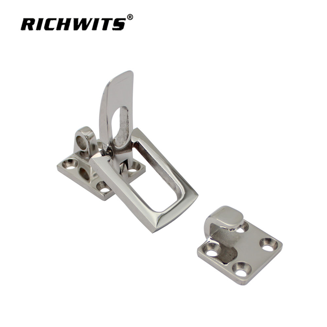 Marine Boat Deck Lock Hasp 316 Stainless Steel Clasp Hatch Clasp Yacht Fittings