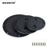 Round Deck Inspection Accessories Hatch Cover Plastic White Boat Screw Out Deck Inspection Plate for Boat Yacht Marine