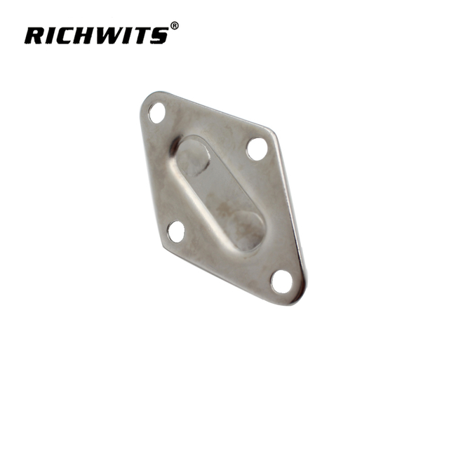 Rigging Hardware Stainless Steel 304 or 316 Diamond Pad Eye Plate 5/6/8/10mm
