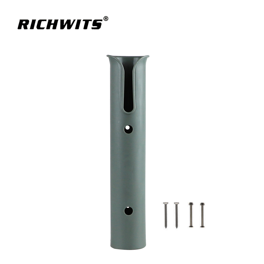 Portable Lightweight Fishing Rod Accessories Durable Single Tube Mount Bracket Socket Rack ABS Plastic Fishing Rod Pole Holder