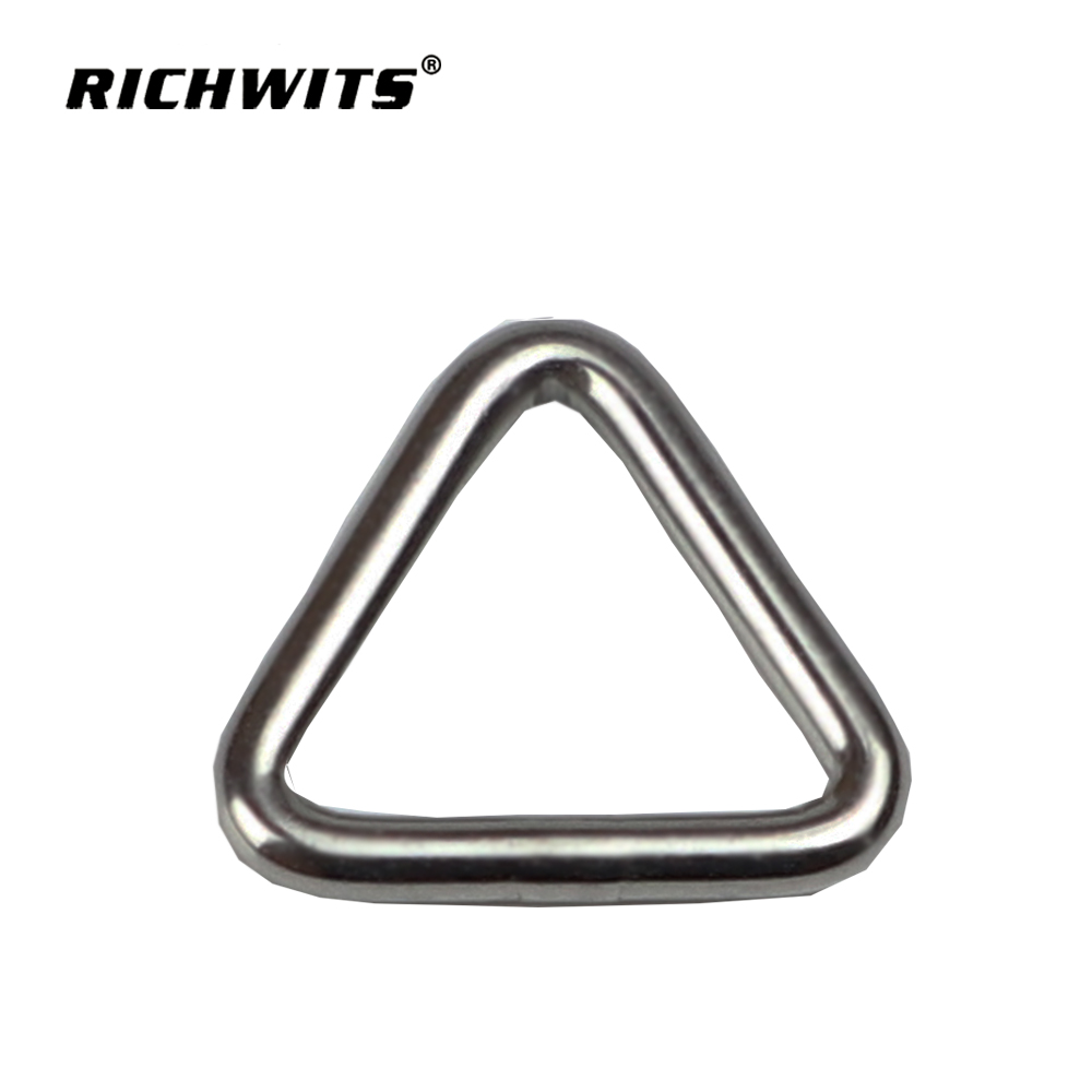 Triangle Buckle Slide Adjuster Metal Ring for Handbag Strap Buckle Adjustable