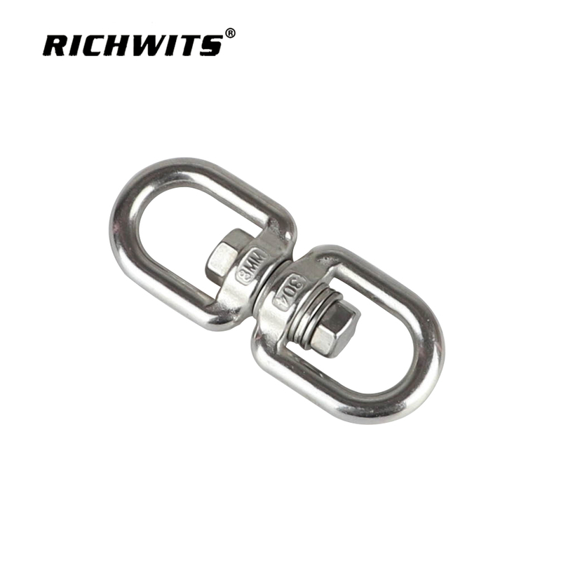 304 Stainless Steel with Bearing Rotating Ring Swivels Swing Accessories Outdoor Hardware