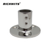  316 Stainless Steel Marine Hardware 90 Degree Round Rail Base for Ship Yacht
