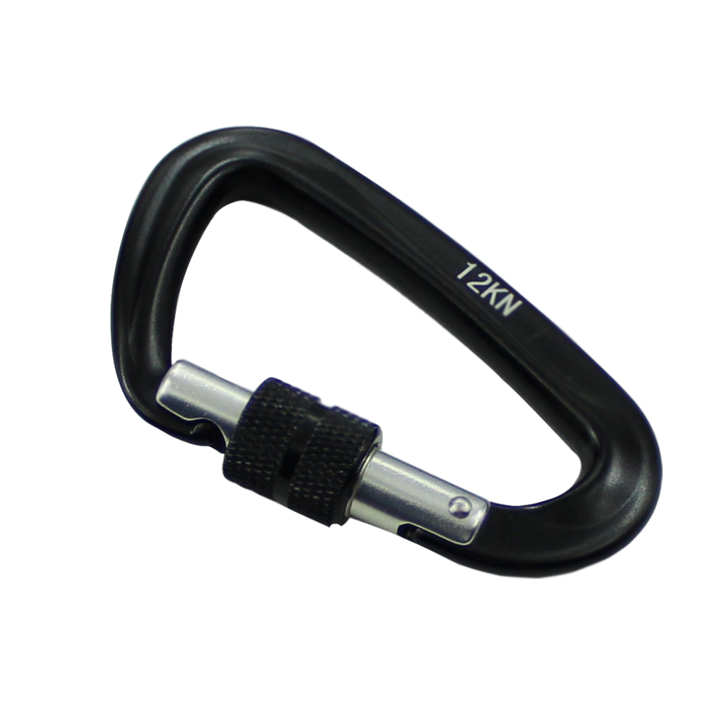 Outdoor Sports Metal Marine Hardware Aviation Aluminum D-shaped Carabiner Rock Climbing Insurance Hook