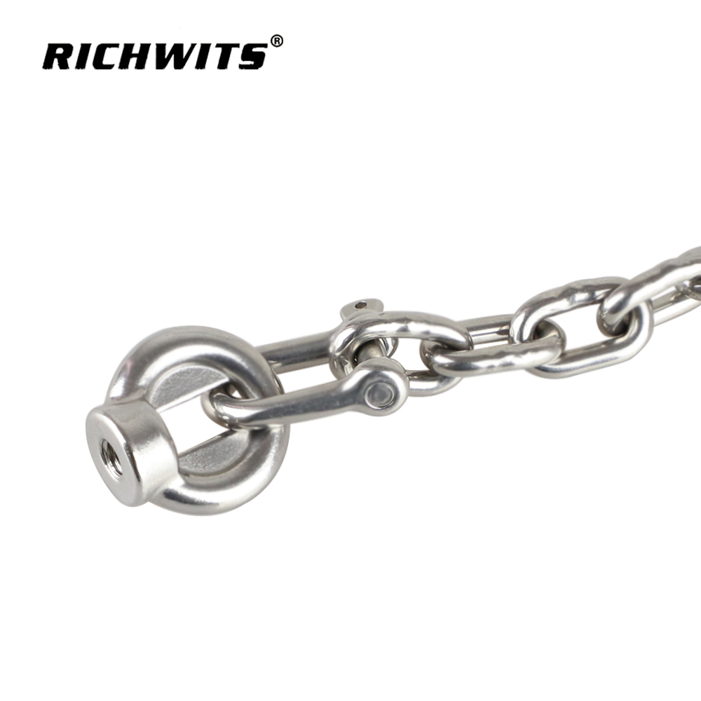 Marine Hardware 304 Stainless Steel Eye Nuts Lifting Eye Bolts Marine Ring Connector Nut