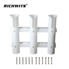 Marine Fishing Rod Holder Bracket Plastic Tube 3 Rod Rack Boat