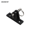  Plastic Nylon Black Ring Latch Pontoon Boat Mount Deck Hinge