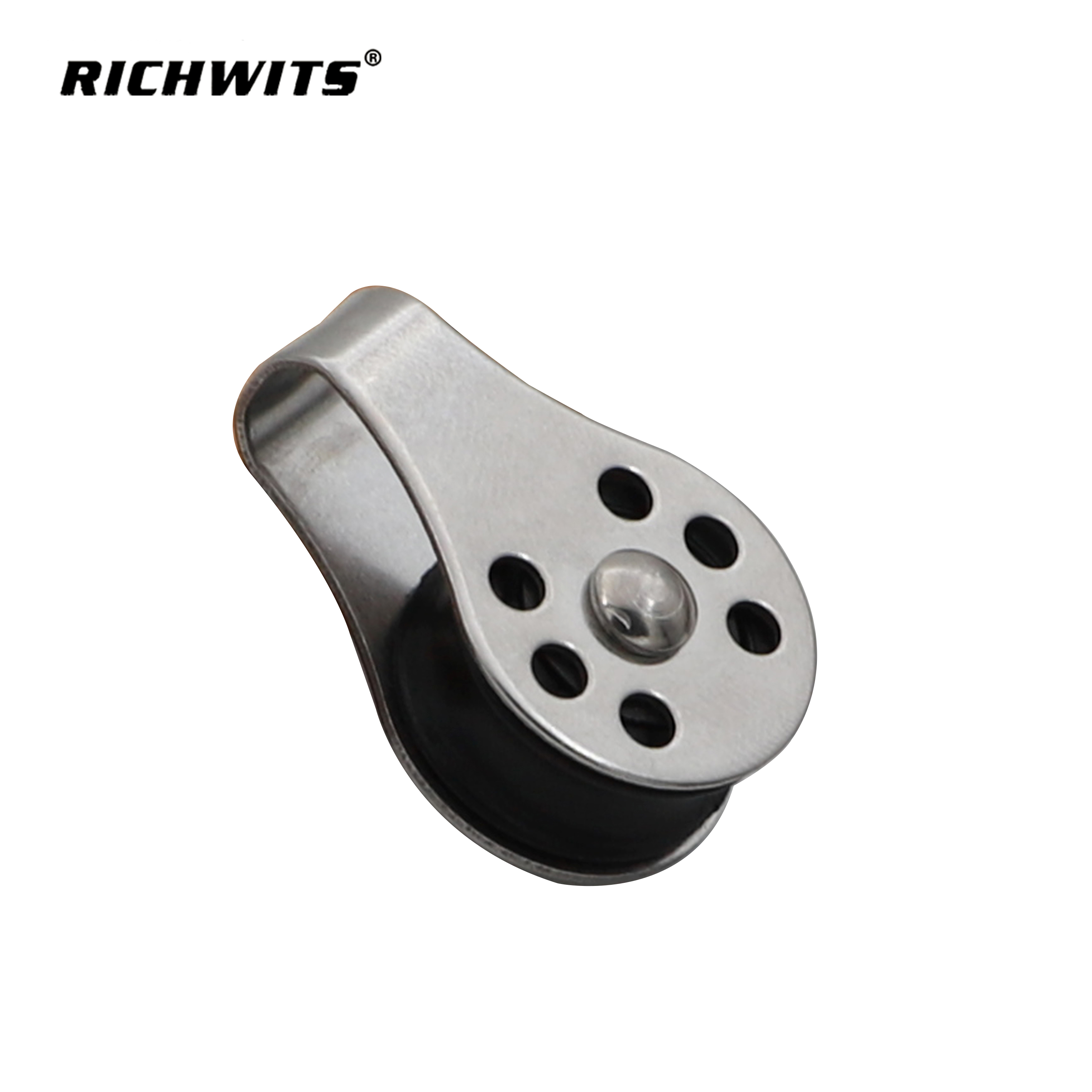Rigging Hardware Stainless Steel Nylon with Ball Bearings Single Pulley for Rope