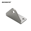 OEM 316 Stainless Steel L Shape Triangle Mounting Bracket, Marine Hardware 90 Degree Corner Support Bracket for Yacht Boat