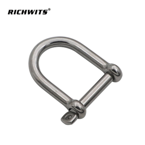 Stainless Steel 316 Electropolishing D Type Widened Safety Shackle Chain Accessories