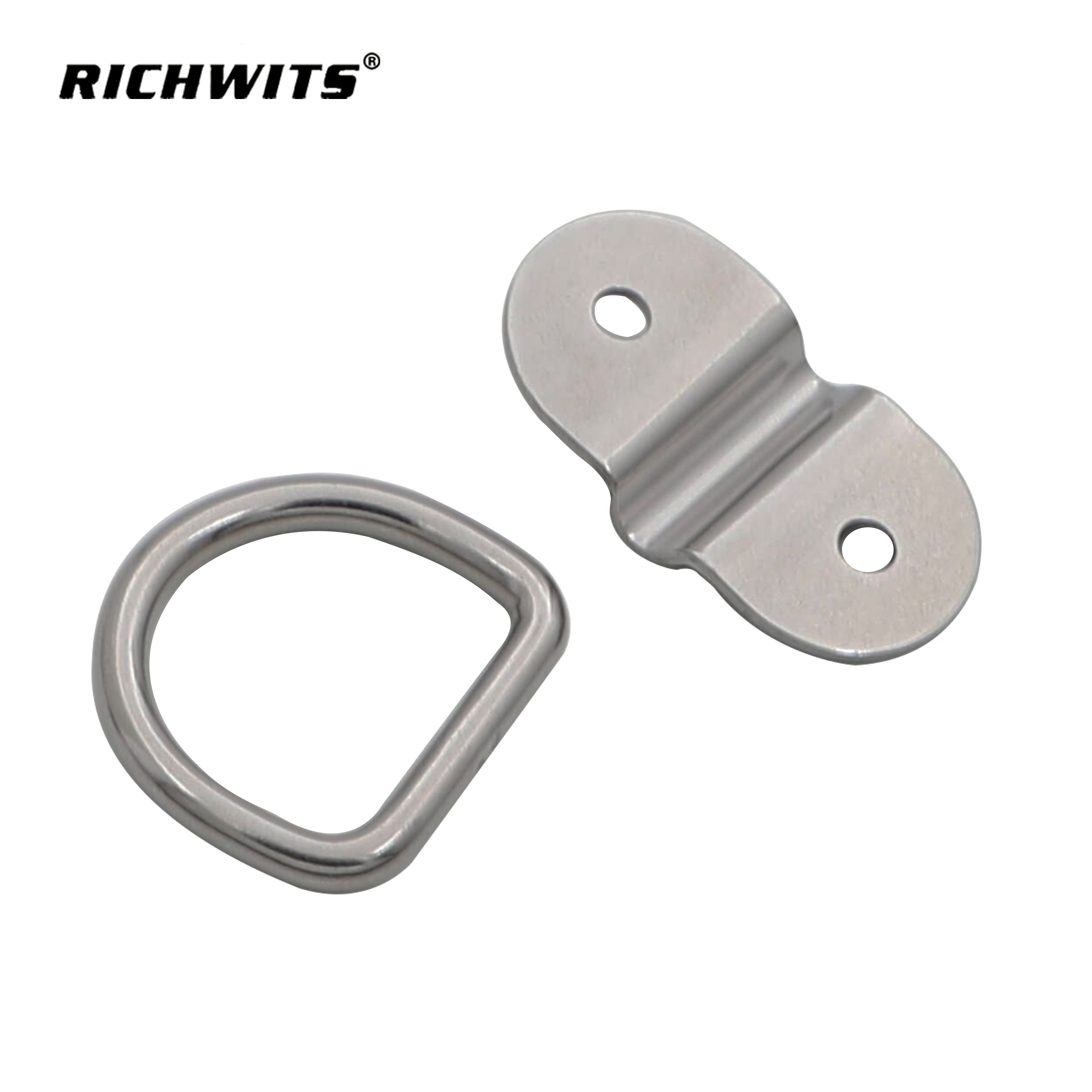 Factory Price Stainless Steel 304 Double Hole D Shape Hatch for Floor Truck Trailer Yacht