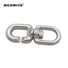 Stainless Steel 316 Marine Rope C Shape Figure 8 Chain Quick Connect Swivel Ring