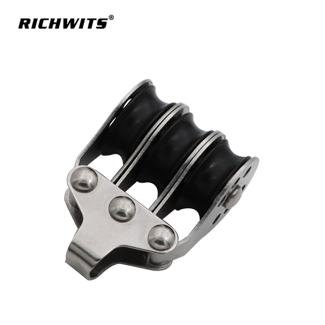Stainless Steel Car Roof Removal Accessories Nylon Rope Pulley Set 22mm