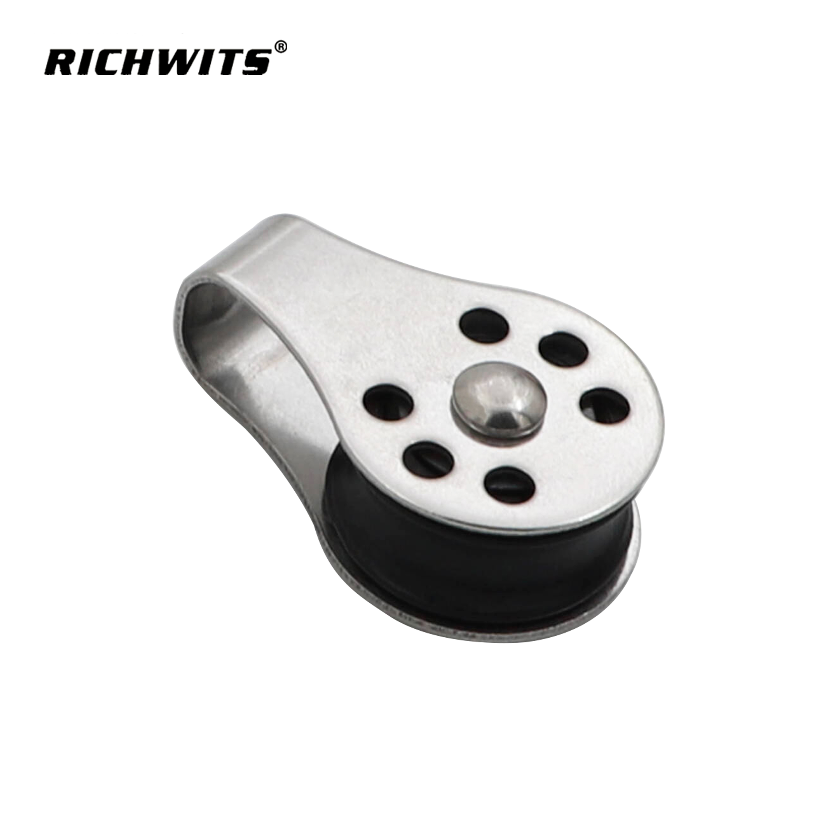 Rigging Hardware Stainless Steel Nylon with Ball Bearings Single Pulley for Rope