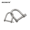 Stainless Steel 316 Electropolishing D Type Widened Safety Shackle Chain Accessories