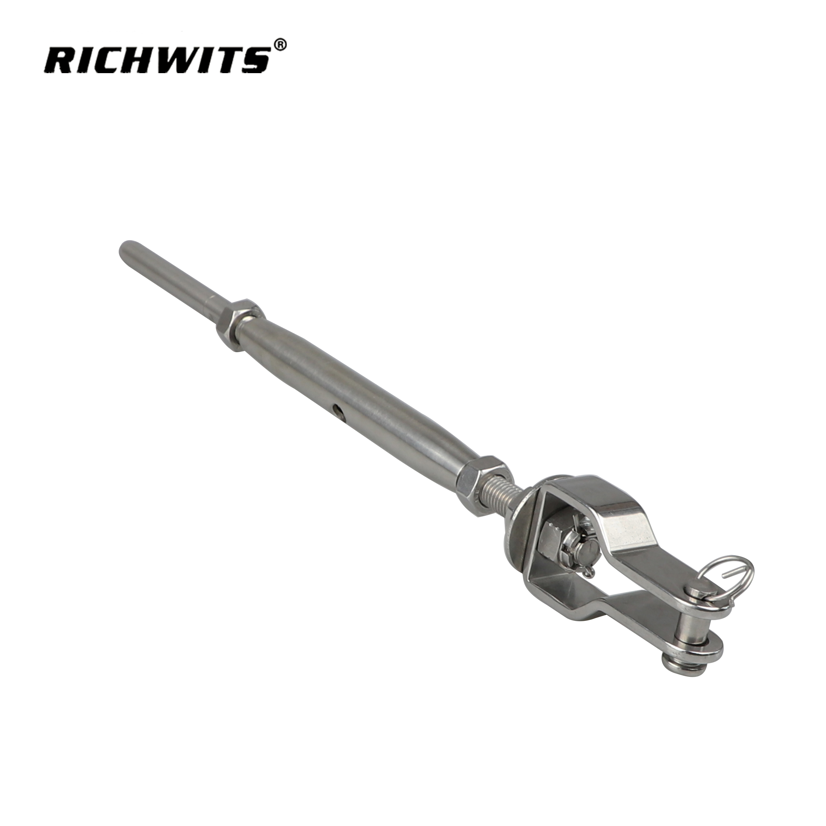Factory Price Rigging Hardware Stainless Steel316 Closed Body Turnbuckle Jaw to Plain Bar