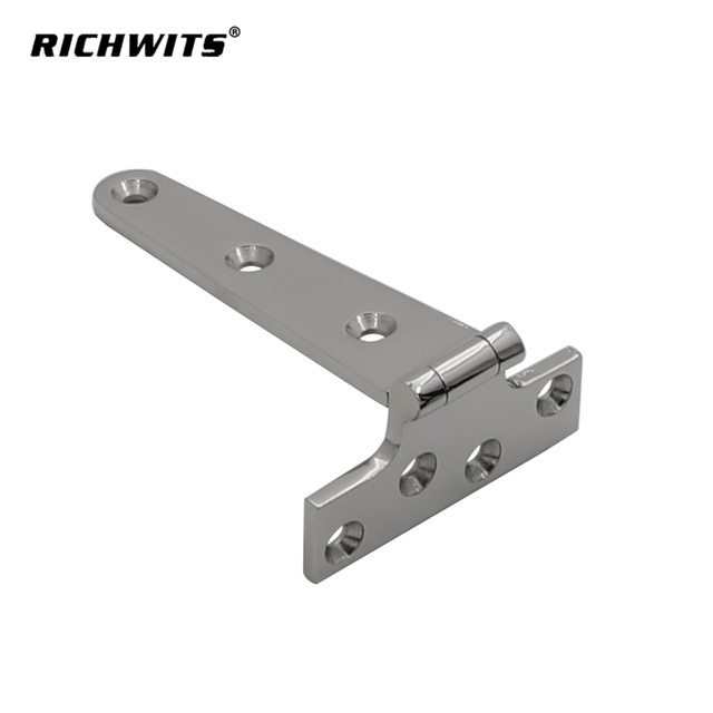 Hardware Stainless Steel 316 Seven-Hole T Shape Hinge for Ship Yacht Rv.