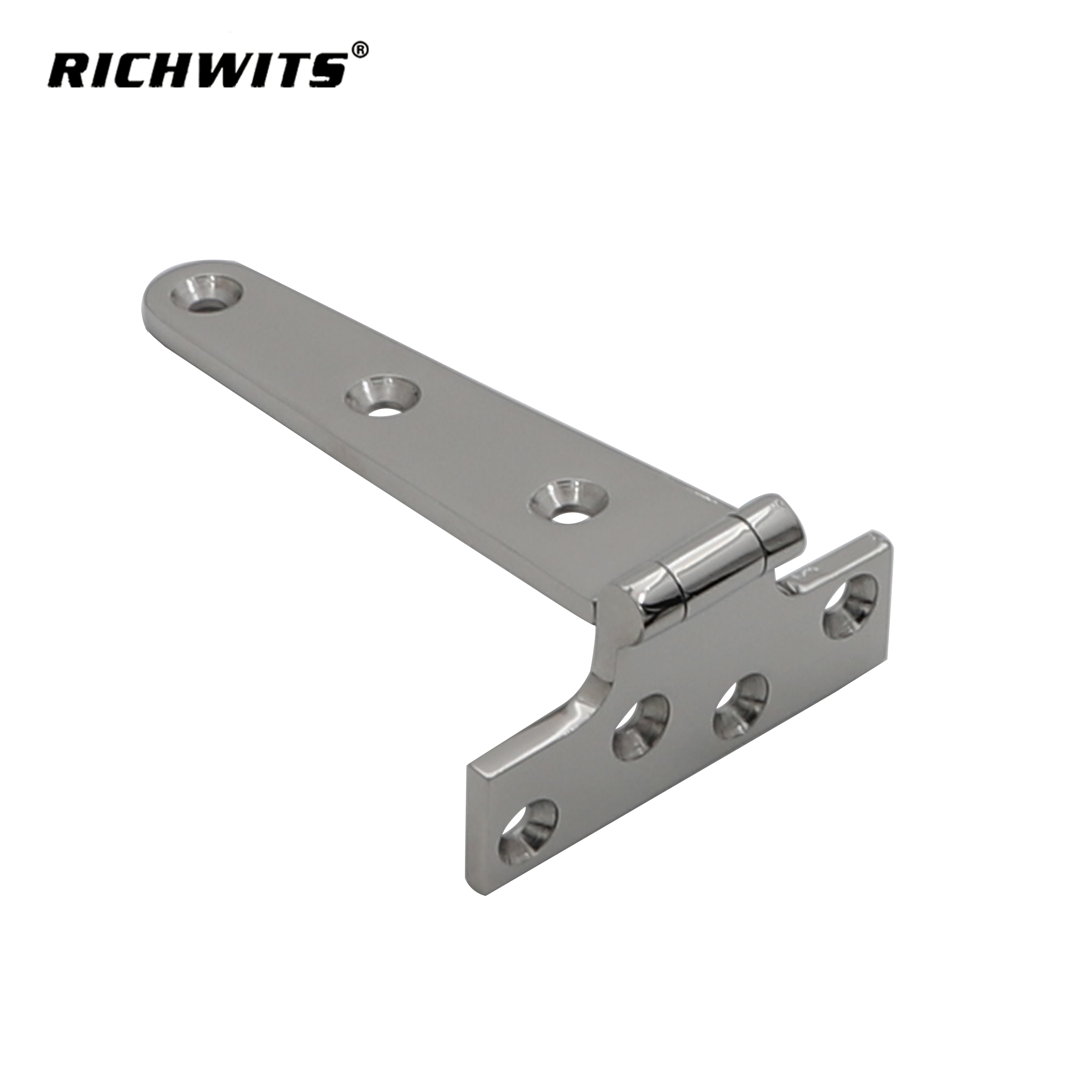Hardware Stainless Steel 316 Seven-Hole T Shape Hinge for Ship Yacht Rv.