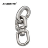 Stainless Steel 316 Marine Rope C Shape Figure 8 Chain Quick Connect Swivel Ring