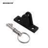  Plastic Nylon Black Ring Latch Pontoon Boat Mount Deck Hinge