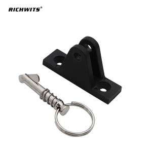  Plastic Nylon Black Ring Latch Pontoon Boat Mount Deck Hinge