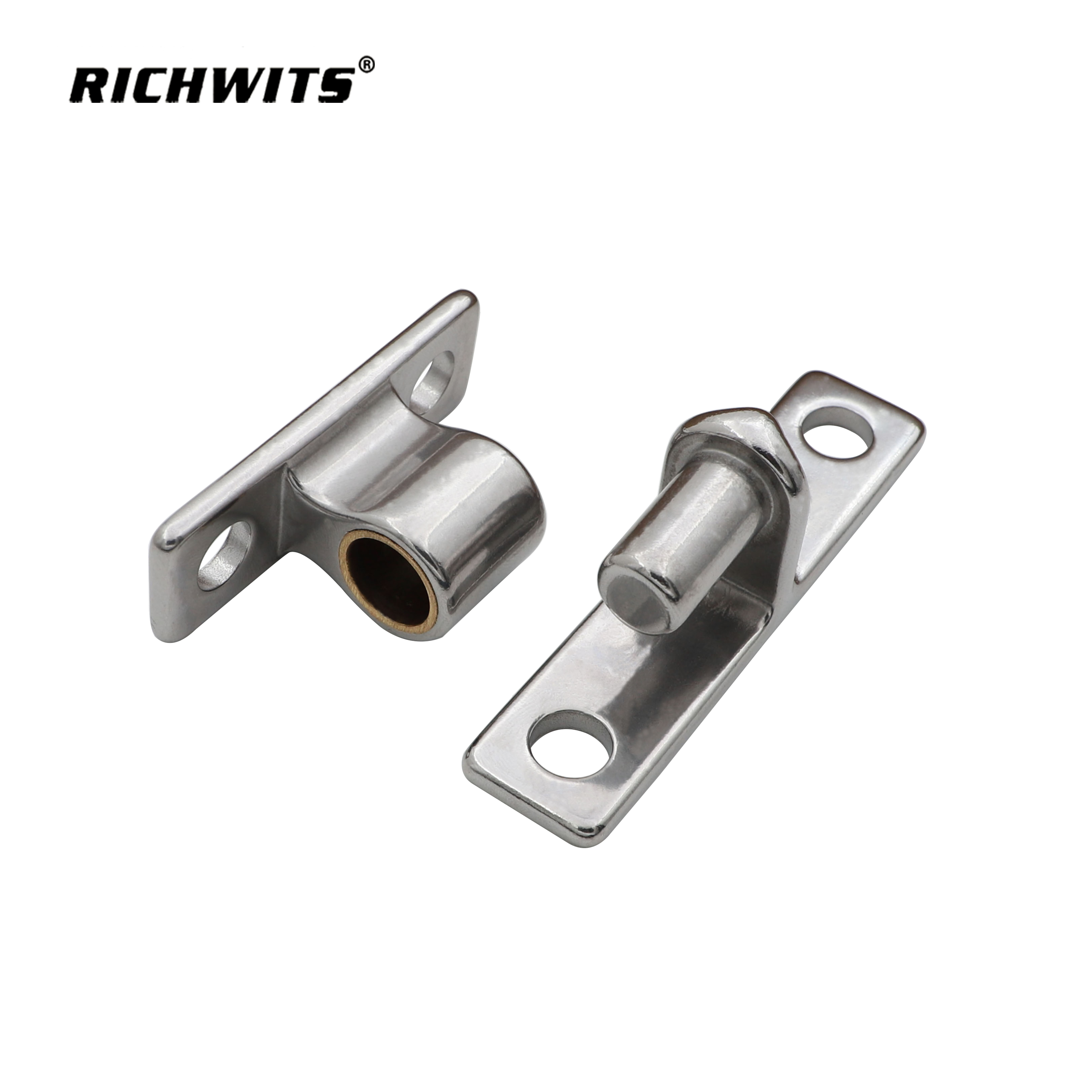 304 Stainless Steel Fence Gate Hinge with 4 Holes New Marine Hardware Parts Accessories Casting Hinge