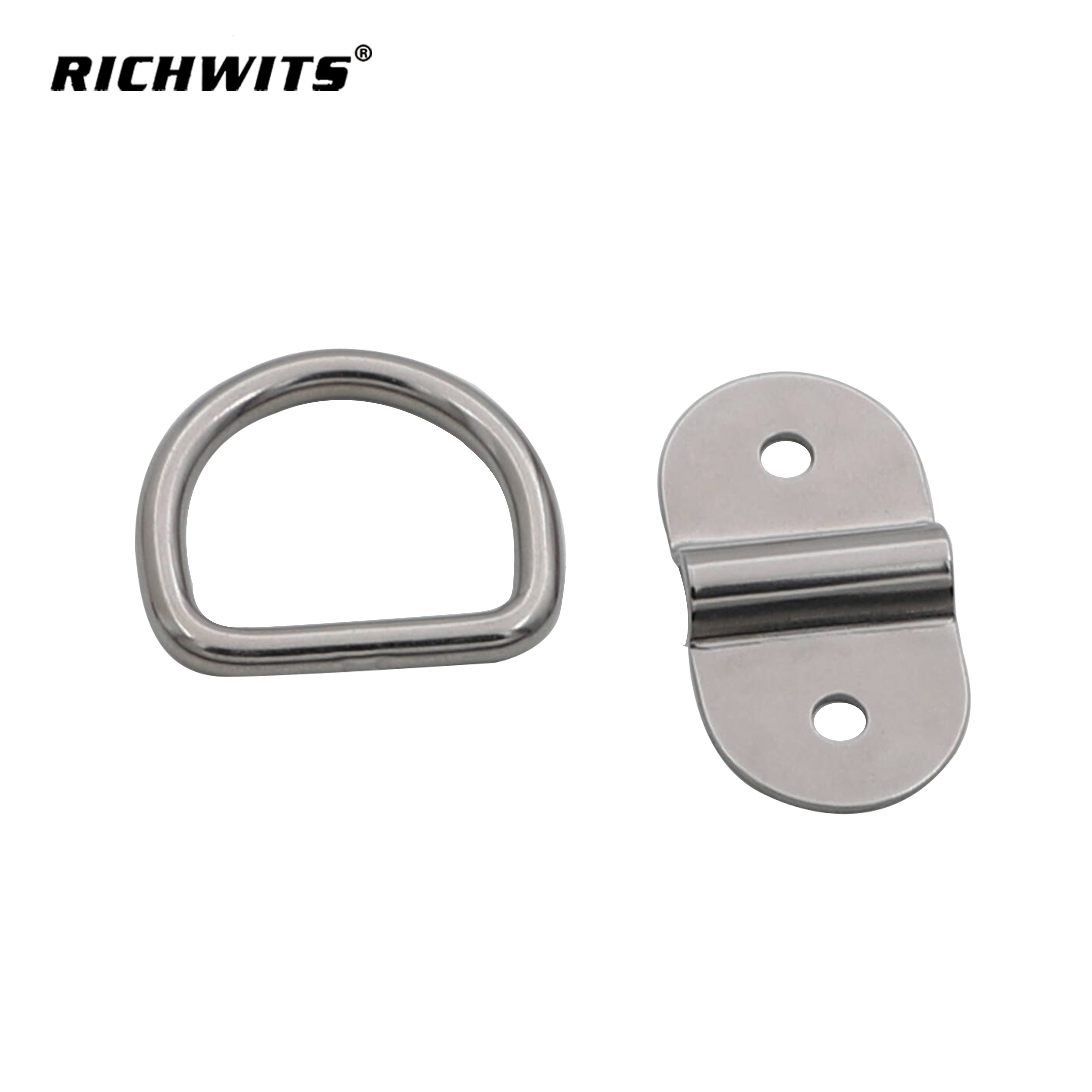 Factory Price Stainless Steel 304 Double Hole D Shape Hatch for Floor Truck Trailer Yacht