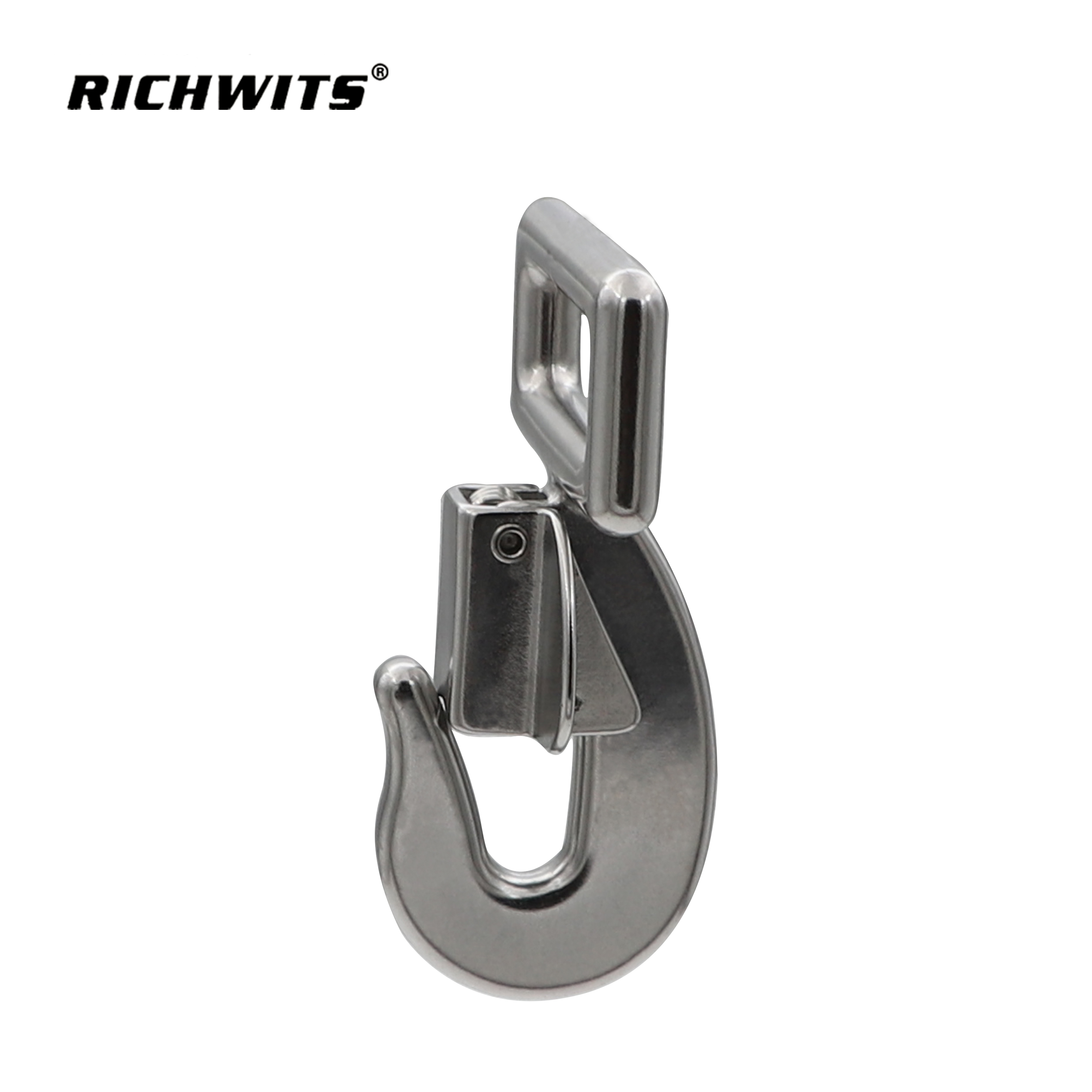 Factory Price Rigging Hardware 304 Stainless Steel Square Eye Snap Hook
