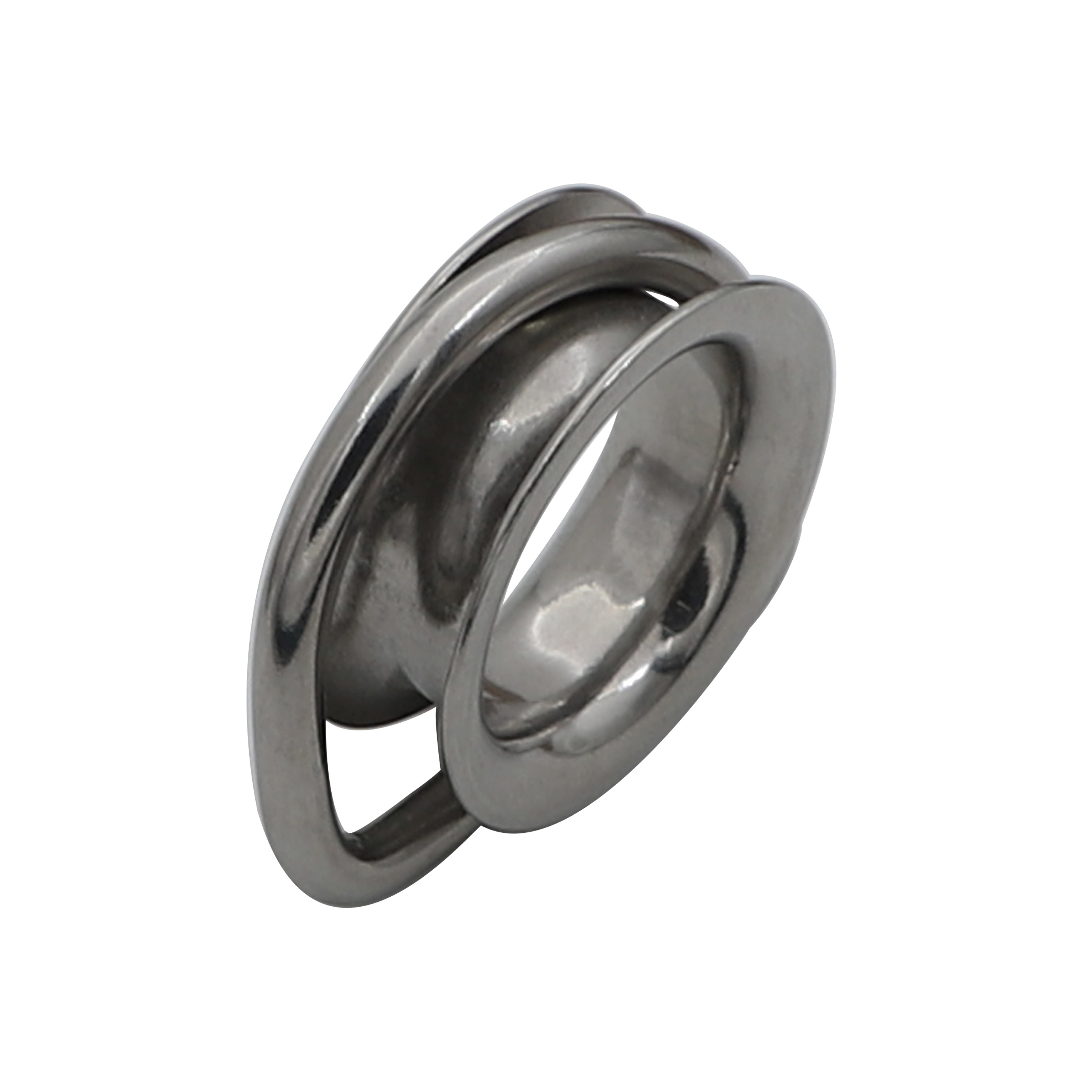 316 Stainless Steel D Ring Thimble Sun Shade Sail Corner Fitting Wire Rope Protector