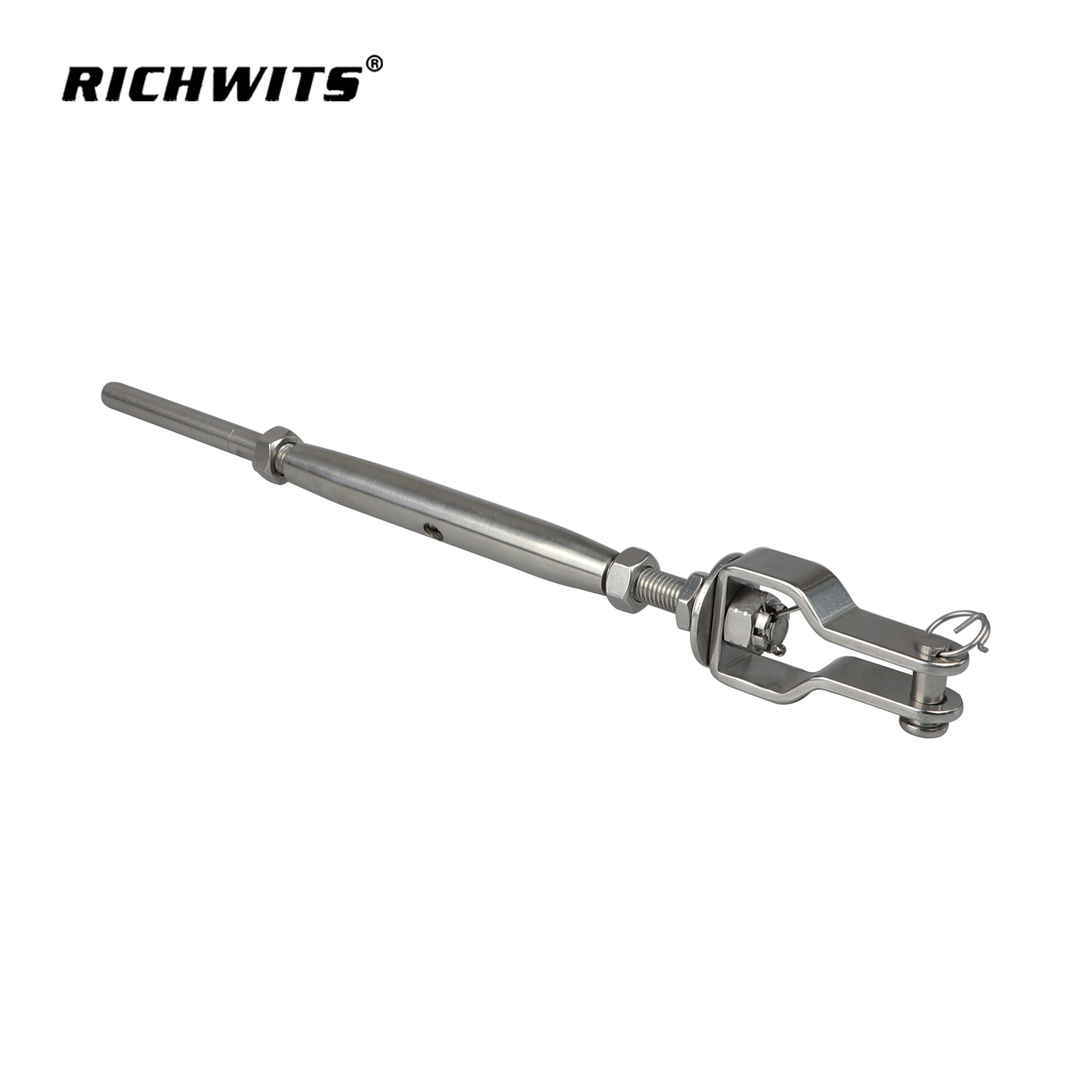 Factory Price Rigging Hardware Stainless Steel316 Closed Body Turnbuckle Jaw to Plain Bar