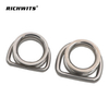316 Stainless Steel D Ring Thimble Sun Shade Sail Corner Fitting Wire Rope Protector