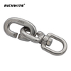 Stainless Steel 316 Marine Rope C Shape Figure 8 Chain Quick Connect Swivel Ring