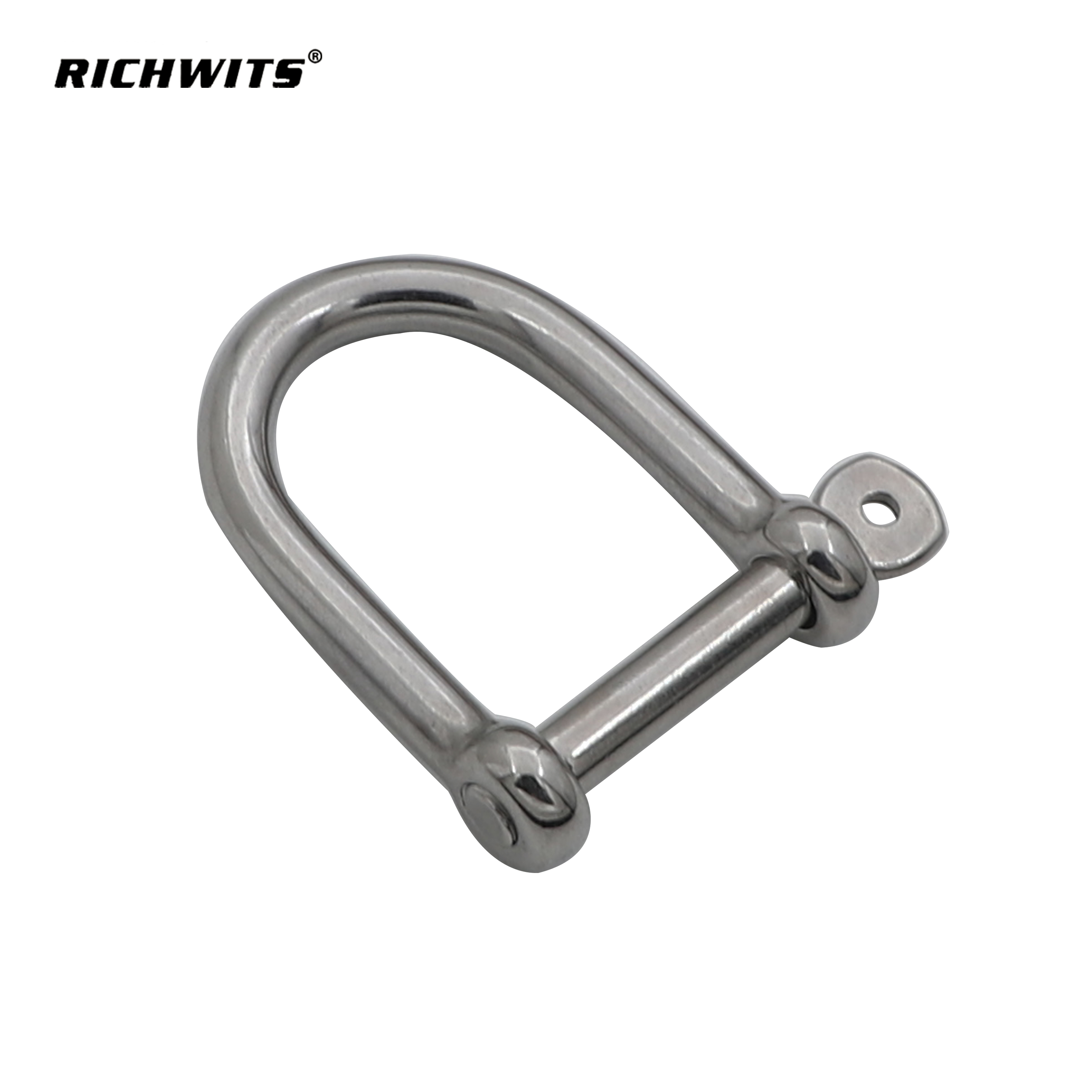 Stainless Steel 316 Electropolishing D Type Widened Safety Shackle Chain Accessories